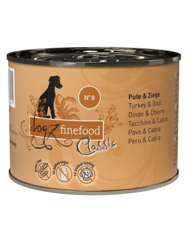 Dogz Finefood Classic N.08 Indyk i koza 200g