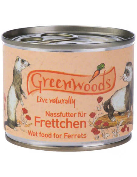 Greenwoods dla fretek - Kurczak 200g