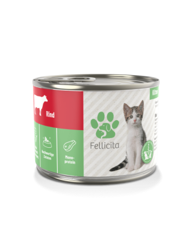 Fellicita Cat Kitten Pure Beef - Wołowina 200g
