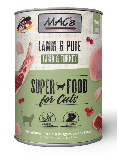 MAC's Cat Jagnięcina i indyk 400g