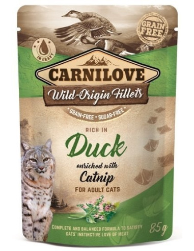 Carnilove Cat Duck & Catnip - Kaczka i kocimiętka 85g