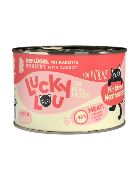 Lucky Lou Lifestage Kitten Drób 200g