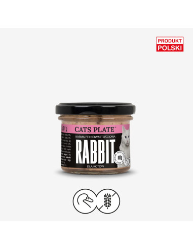 Cats Plate Rabbit - Królik 100g