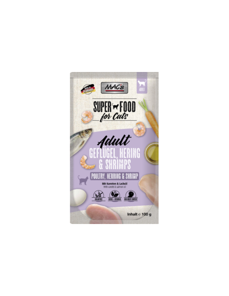 MAC's Cat Drób, śledź i krewetki 100g