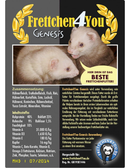 Frettchen4You Genesis 2,5 kg