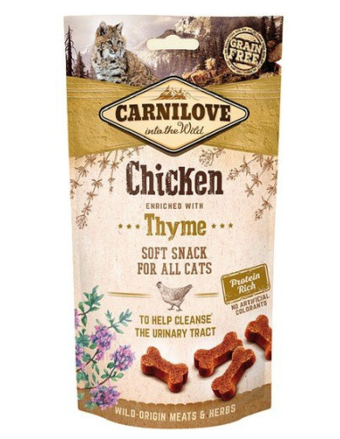 Carnilove Cat Snack Fresh Soft Kurczak i tymianek 50g