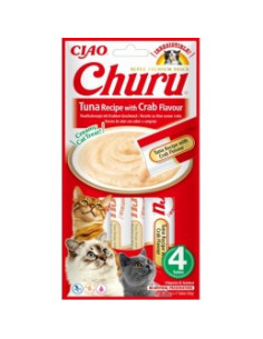 Inaba Ciao Churu - Tuńczyk i krab 4x14g