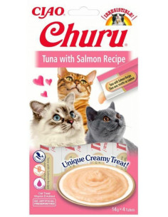 Inaba Ciao Churu - Tuńczyk i łosoś 4x14g 2