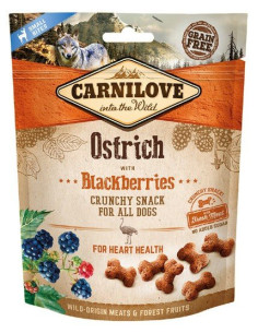 Carnilove Dog Snack Fresch Crunchy Struś z jeżynami 200 g