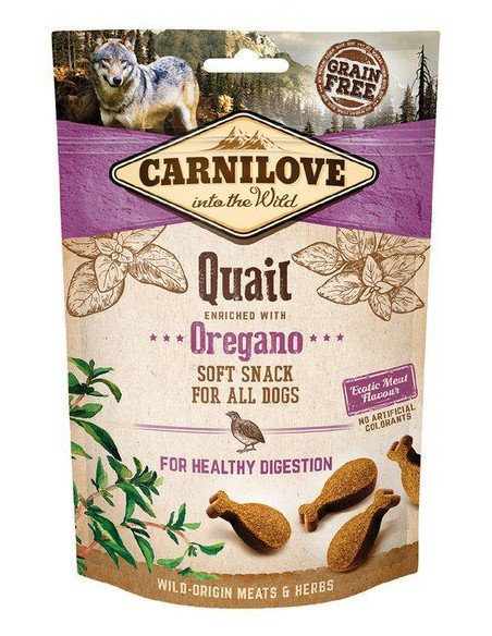 Carnilove Dog Soft Snack Przepiórka 200g