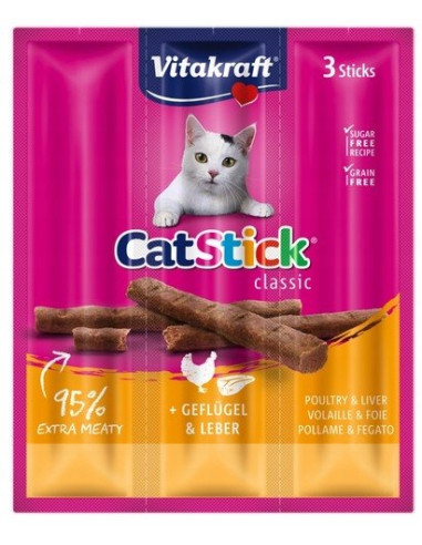 Vitakraft Cat Stick Classic - Drób i Wątróbka 18g