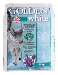 Golden Grey White - żwirek bentonitowy 14kg 2