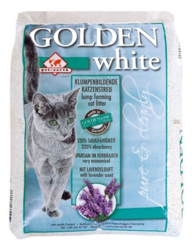 Golden Grey White - żwirek bentonitowy 7kg
