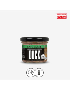 Cats Plate Duck - Kaczka i indyk 100g