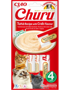 Inaba Ciao Churu - Tuńczyk i krab 4x14g 2