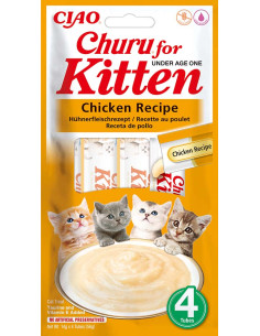Inaba Ciao Churu Kitten Kurczak 4x14g Data ważności:...