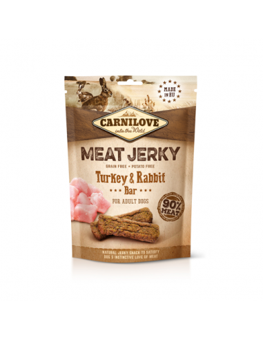 Carnilove Meat Jerky Turkey with Rabbit 100g