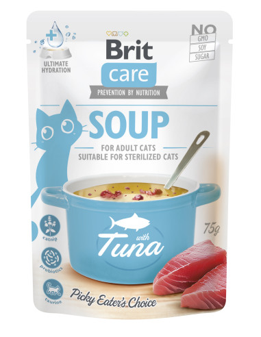 Brit Care Cat Soup With Tuna - Zupa dla kota z Tuńczykiem 75g