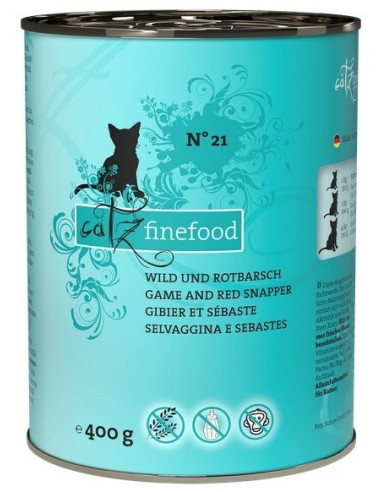 Catz Finefood Classic N.21 Dziczyzna i Karmazyn 400g