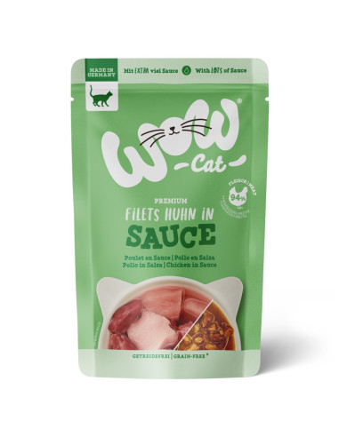 WOW Cat Huhn in Sauce - Filety kurczaka w sosie 85g