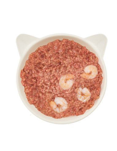 WOW Cat Pate Junior Kitten Huhn & Garnele -...