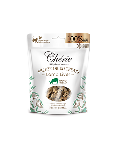 Chérie Freeze-Dried Treats - Wątroba jagnięca 25g