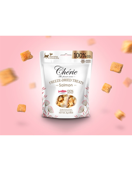 Chérie Freeze-Dried Treats - Łosoś 25g