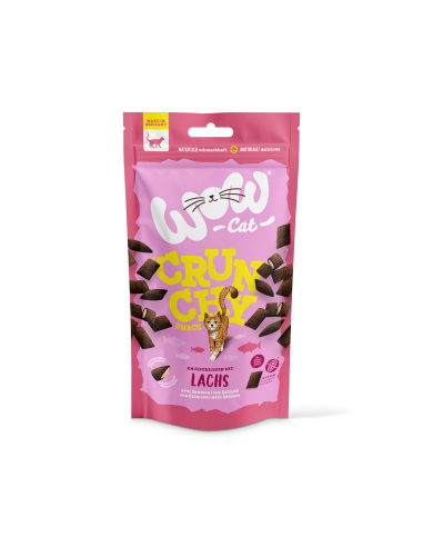 WOW Cat Crunchy Snack - Łosoś 60g