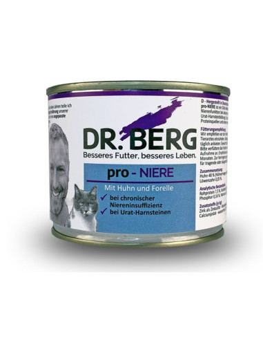 Dr. Berg Cat Pro-NIERE Karma diet. na schorzenia nerek, kamicę moczową 190g