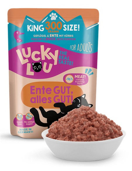 Lucky Lou Lifestage Adult Drób i kaczka 300g