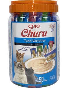 INABA Cat Churu Tuna Varieties 50x14g - Wariacje z...