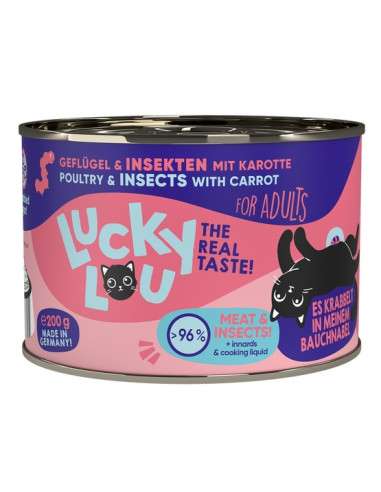 Lucky Lou Lifestage Adult Drób i owady 200g