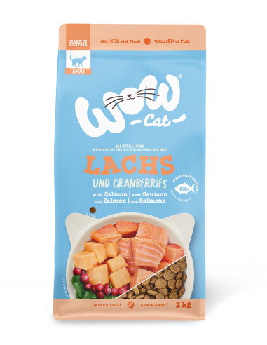 WOW CAT mit Lachs - Łosoś 2kg