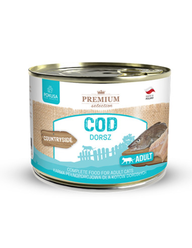 Pokusa Premium Selection Cod - Dorsz 200g Adult