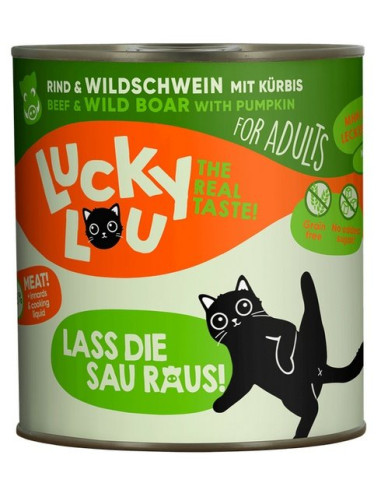 Lucky Lou Lifestage Adult Wołowina i dzik 800g