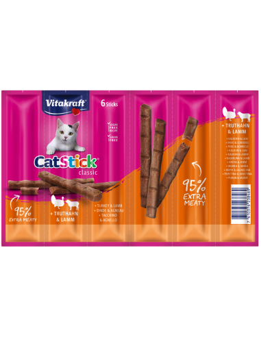 Vitakraft Cat Stick - Indyk z jagnięciną 36g