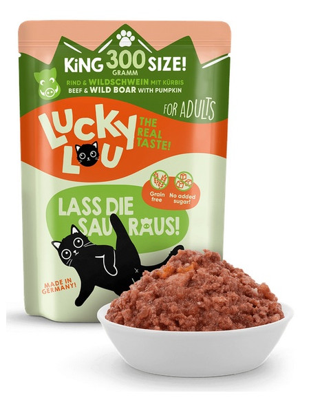 Lucky Lou Lifestage Adult Wołowina i dzik 300g