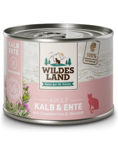 Wildes Land Cat Classic Adult Kalb & Ente - Cielęcina z...