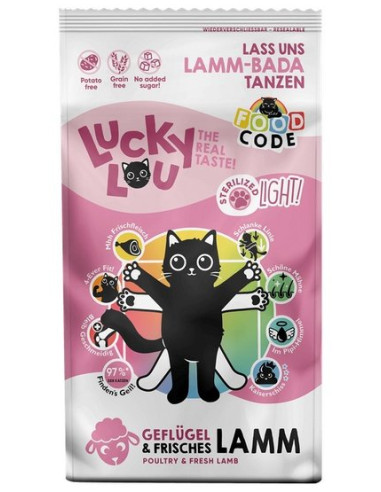 Lucky Lou Food Code Lifestage Light - Drób z jagnięciną 340g