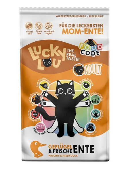Lucky Lou Food Code Lifestage Adult - Drób i kaczka 1,7kg