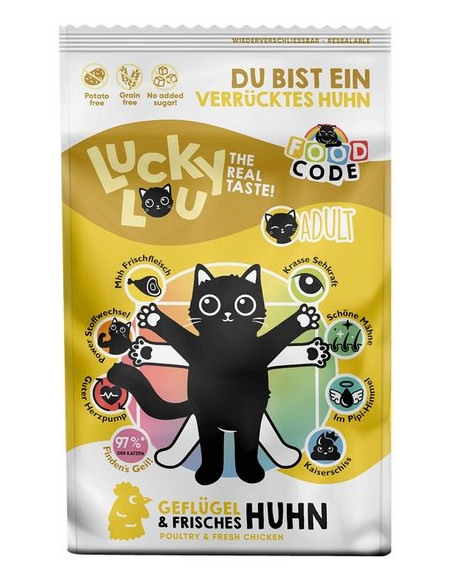 Lucky Lou Food Code Lifestage Adult - Drób 750g