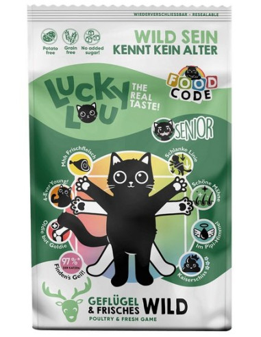 Lucky Lou Food Code Lifestage Senior - Drób i dziczyzna 750g