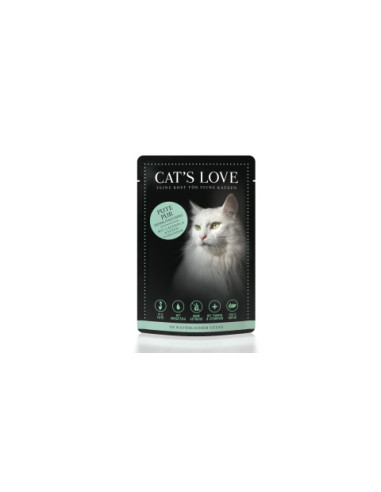 CAT’S LOVE Pute – Indyk w naturalnej galaretce (85g)