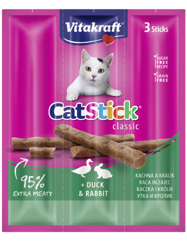 Vitakraft Cat Stick - Kaczka z królikiem 18g