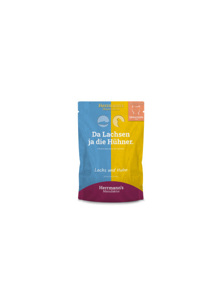 HERRMANN'S Selection Cat Lachs Huhn - Łosoś i bio kurczak 100g