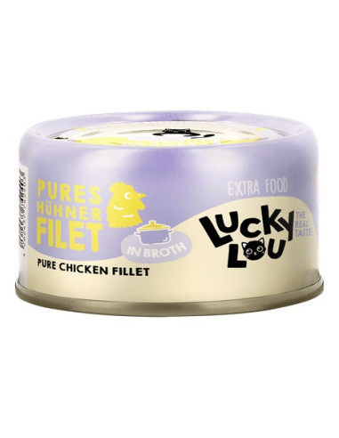 Lucky Lou Extrafood Kurczak w bulionie puszka 70g