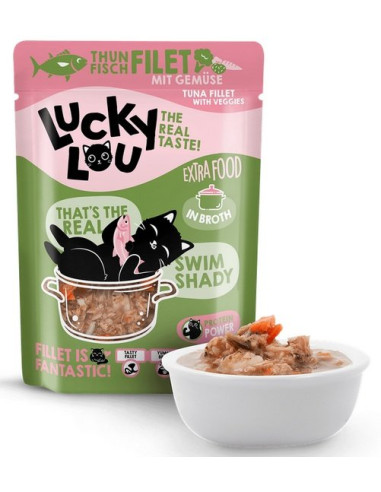 Lucky Lou Extrafood Tuńczyk i warzywa w bulionie saszetka 70g