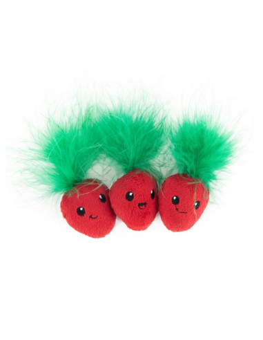 Petstages Straw-Babies Cat Dental Catnip Toy -...