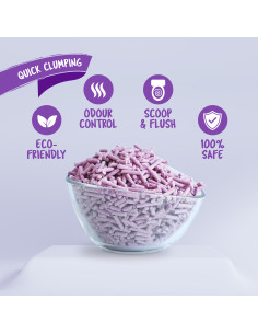 Kit Cat Soya Clump Lavender - żwirek sojowy 7l 2