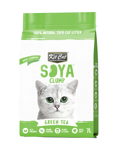 Kit Cat Soya Clump ECO Green Tea - żwirek sojowy 7l